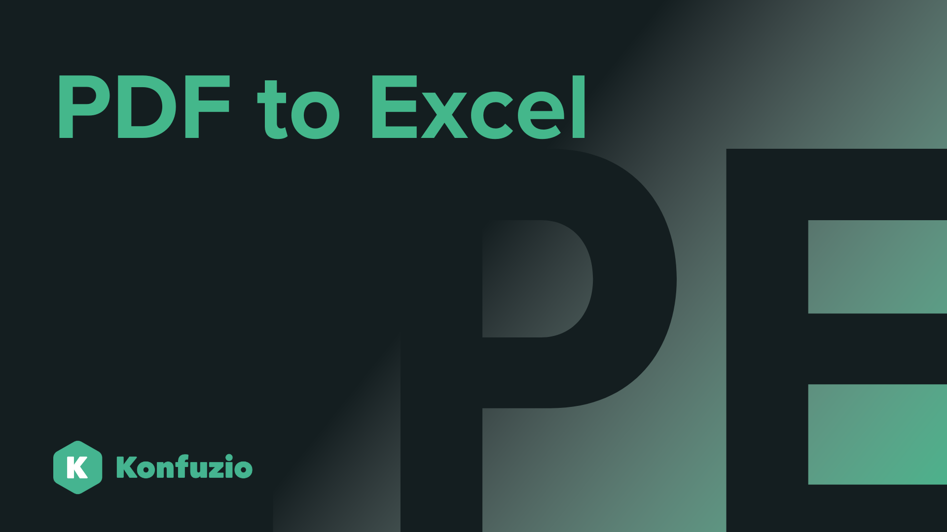 Daten aus PDF in Excel importieren – 5 unterschiedliche Methoden