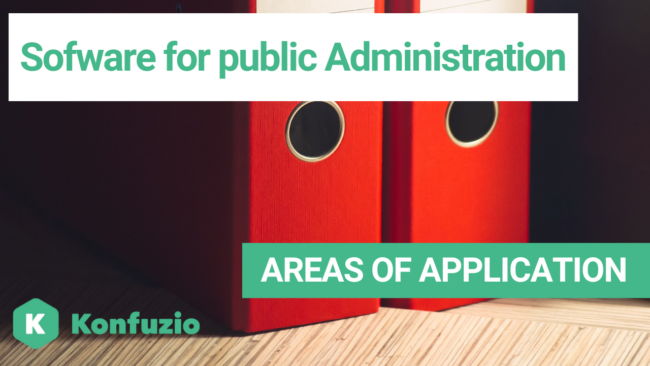 logiciel administration publique domaines d'application