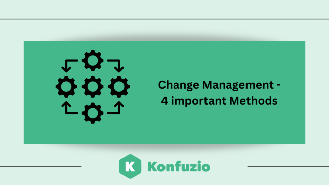 change management 4 wichtige methoden