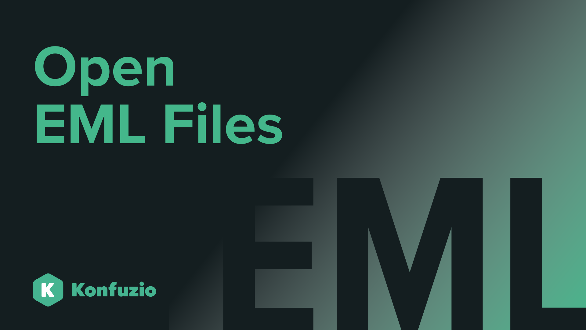 EML-Datei öffnen und speichern – How-to