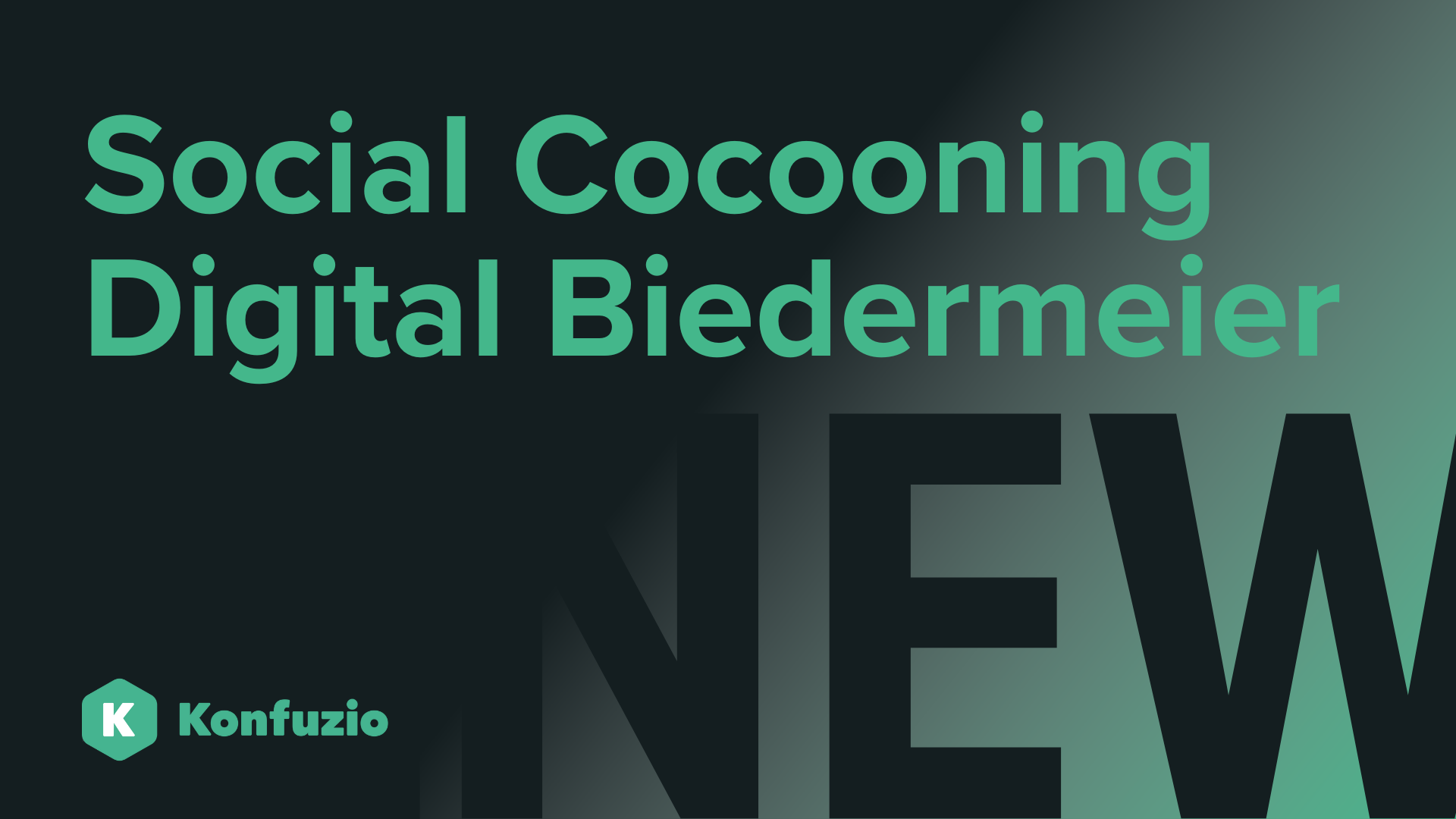 Informationsgesellschaft? Social Cocooning im digitalen Biedermeier