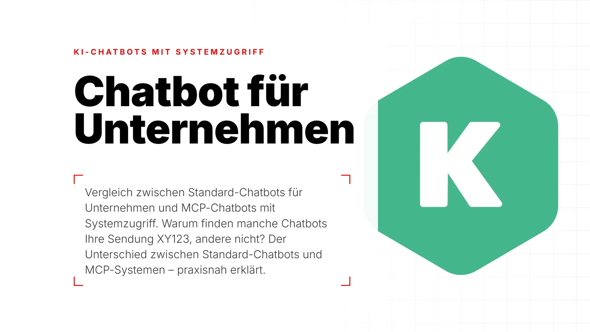 Chatbot für Unternehmen: MCP vs. Standard-Chatbot erklärt